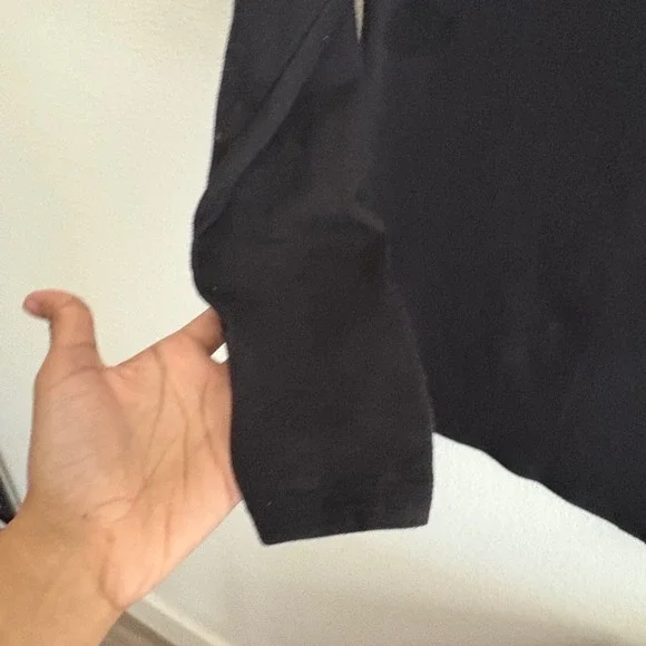 No Boundaries Black Long Sleeve Top Womens M Casual Everyday Basic - Picture 7 of 10
